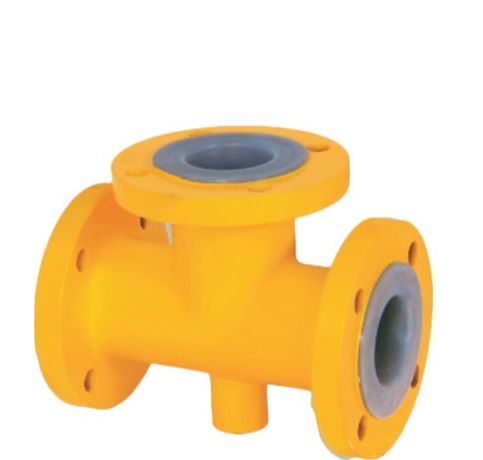 MS PFA Lined Equal Tee In Turkey